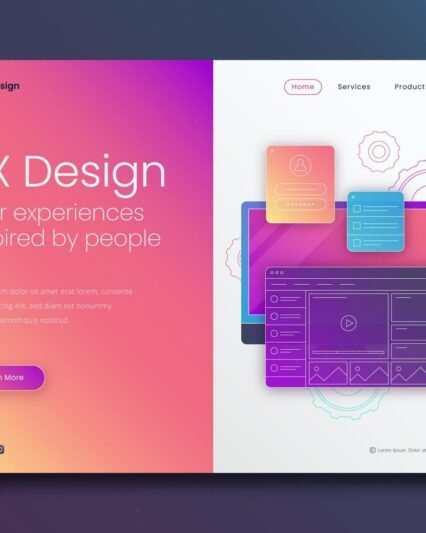 Landing Page UI Design (High-fidelity, conversion-focused)