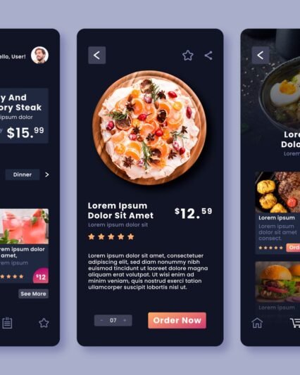 Mobile App Design (Web App version)